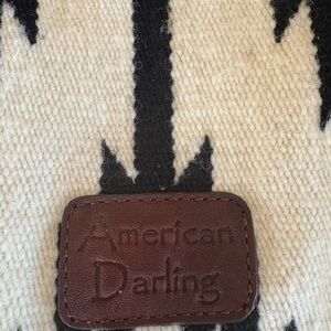American Darling Black and Cream Crossbody Bag